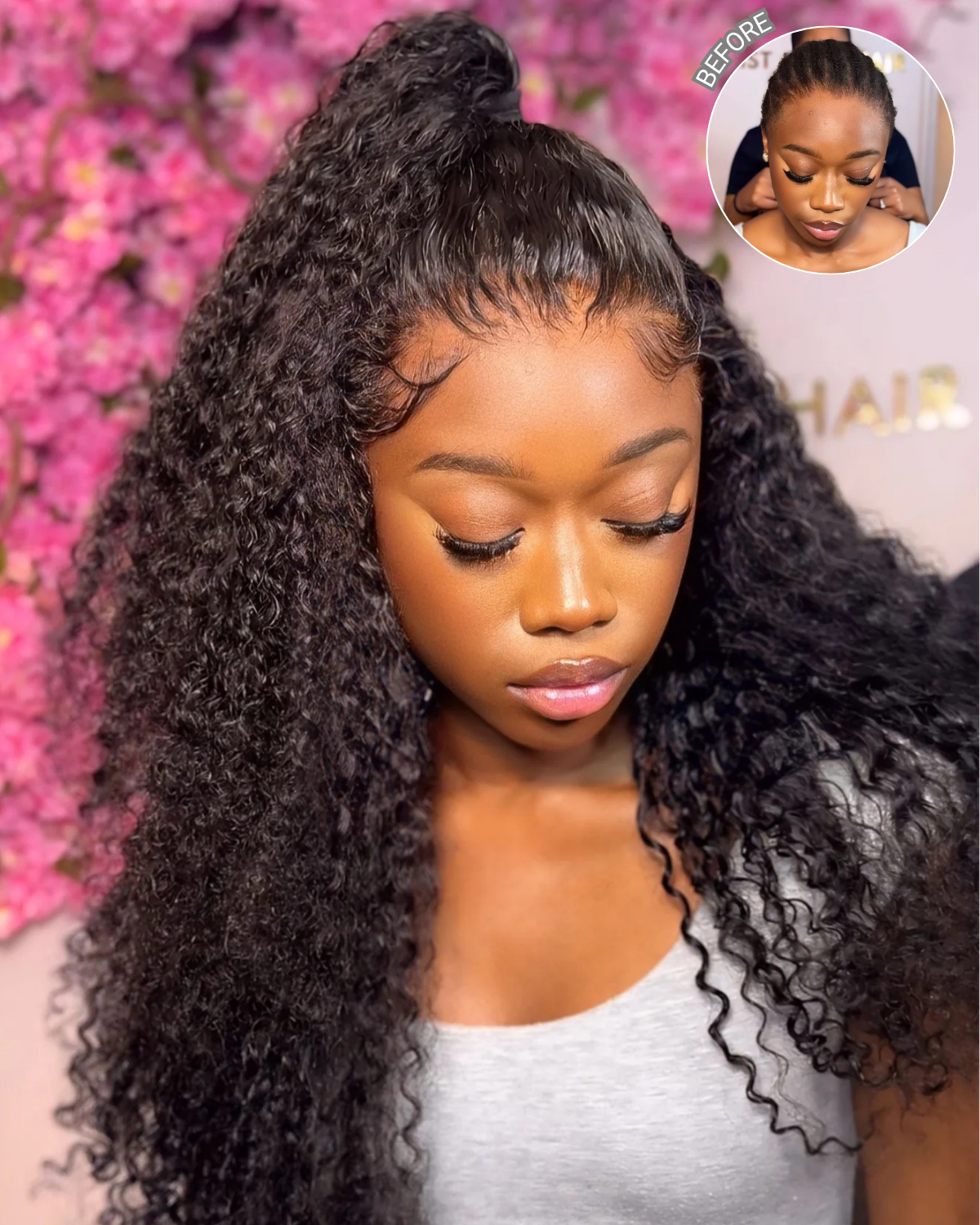Hair Extensions Lace Front Wigs Afterpay The SERENA Exotic Curly