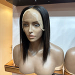 12" inch - Straight Full Lace Wig - Large Cap - Transparent Lace - (£40 off)