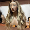 Blonde Custom Colour - 20" inch Body Wave Frontal Lace Wig - Transparent HD Lace 307