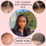 The JASMAY - Human Hair Light Yaki Straight 150% Density Glueless HD Lace Wig