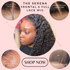 The SERENA - Exotic Curly Wig Human Hair HD Lace 13x6 Glueless Black Natural Wig