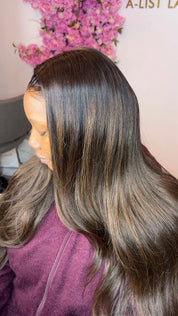 The YARA - Luxury Brown Soft Wave - HD Lace Front Wig