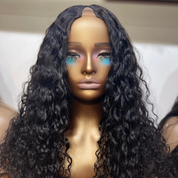 exotic curl v-part wig 