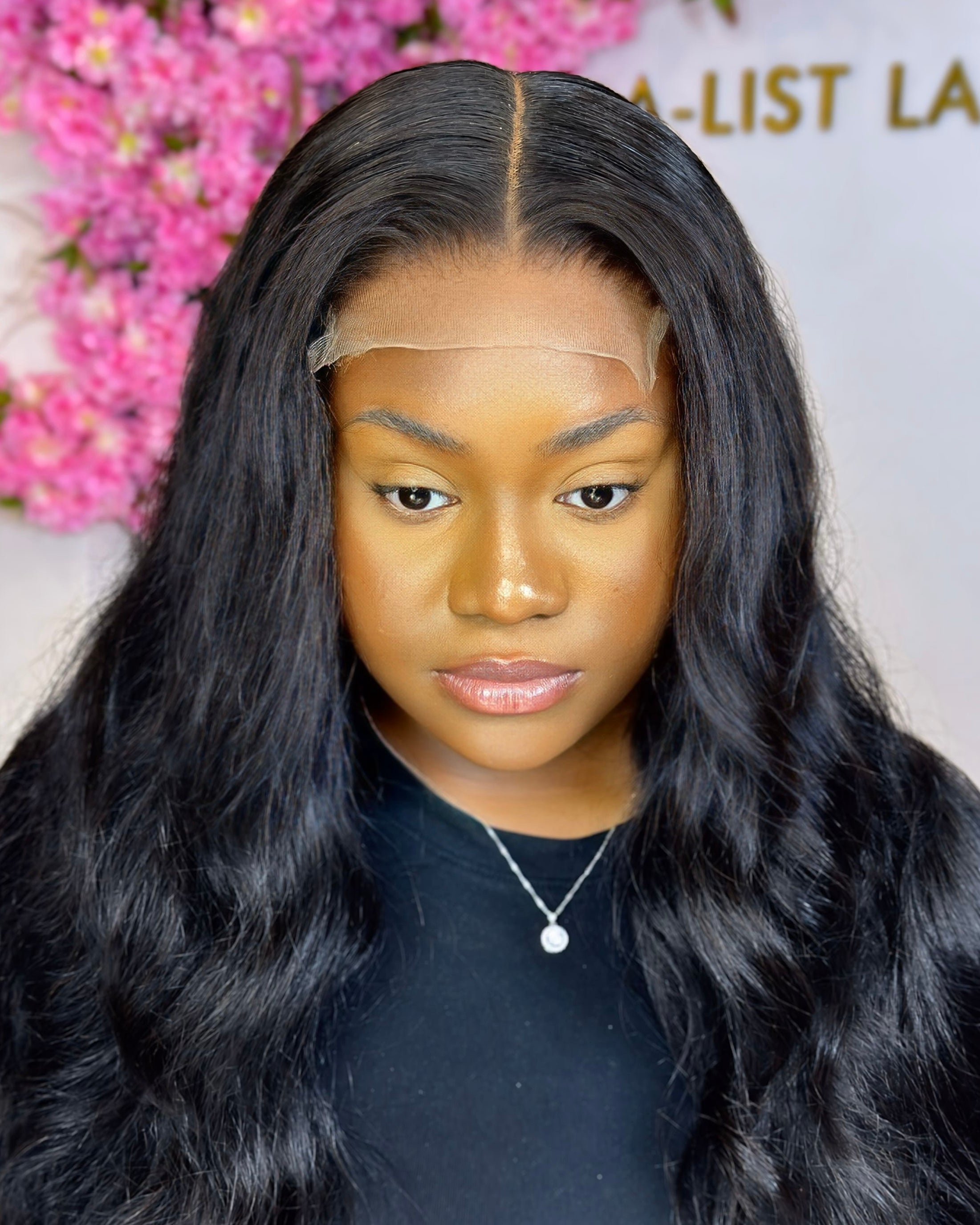 The AMELIA - 5x5 Closure Wig Invisible HD Lace Body Wave Glueless Wig Human Hair 180% Density