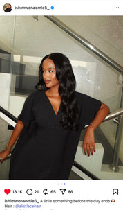 The ANDREA Body Wave Glueless Lace Front Wig – Pre-Plucked HD Lace Wig