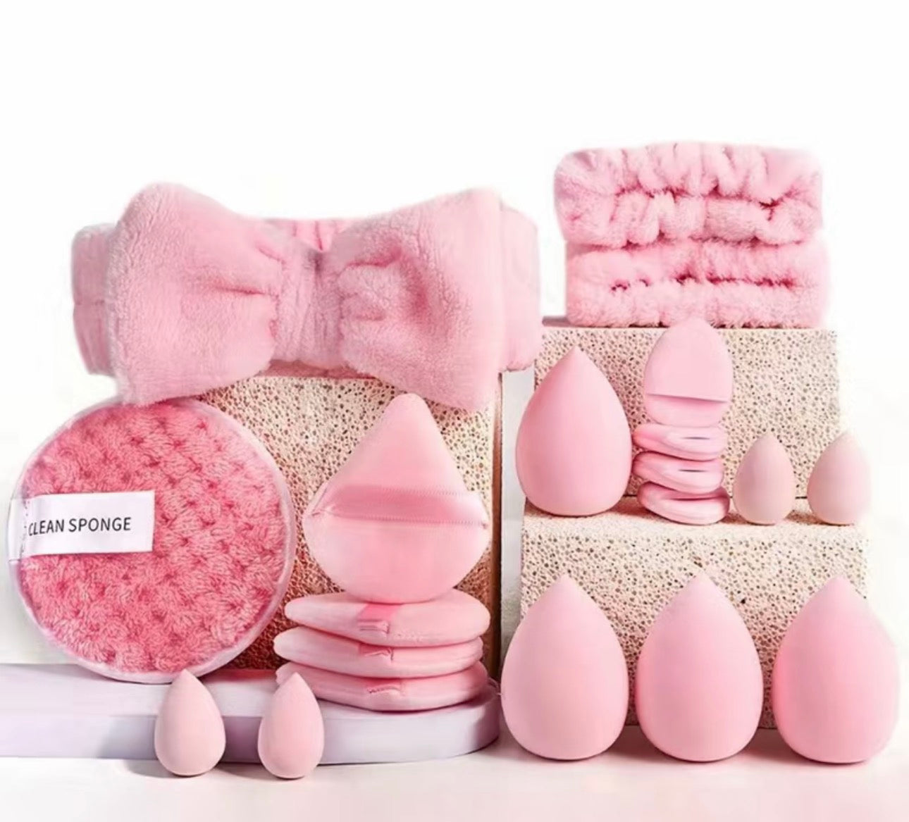 Professional Makeup Set, MultiFunctional soft sponge for Face and Eye Makeup