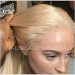 The PHOEBE - Glueless Frontal Lace Wig Straight Colour 24. Glueless lace hair by A-list lace hair.