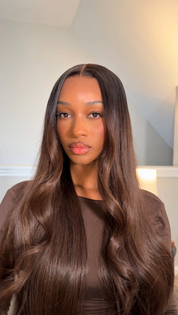The YARA - Luxury Brown Soft Wave - HD Lace Front Wig