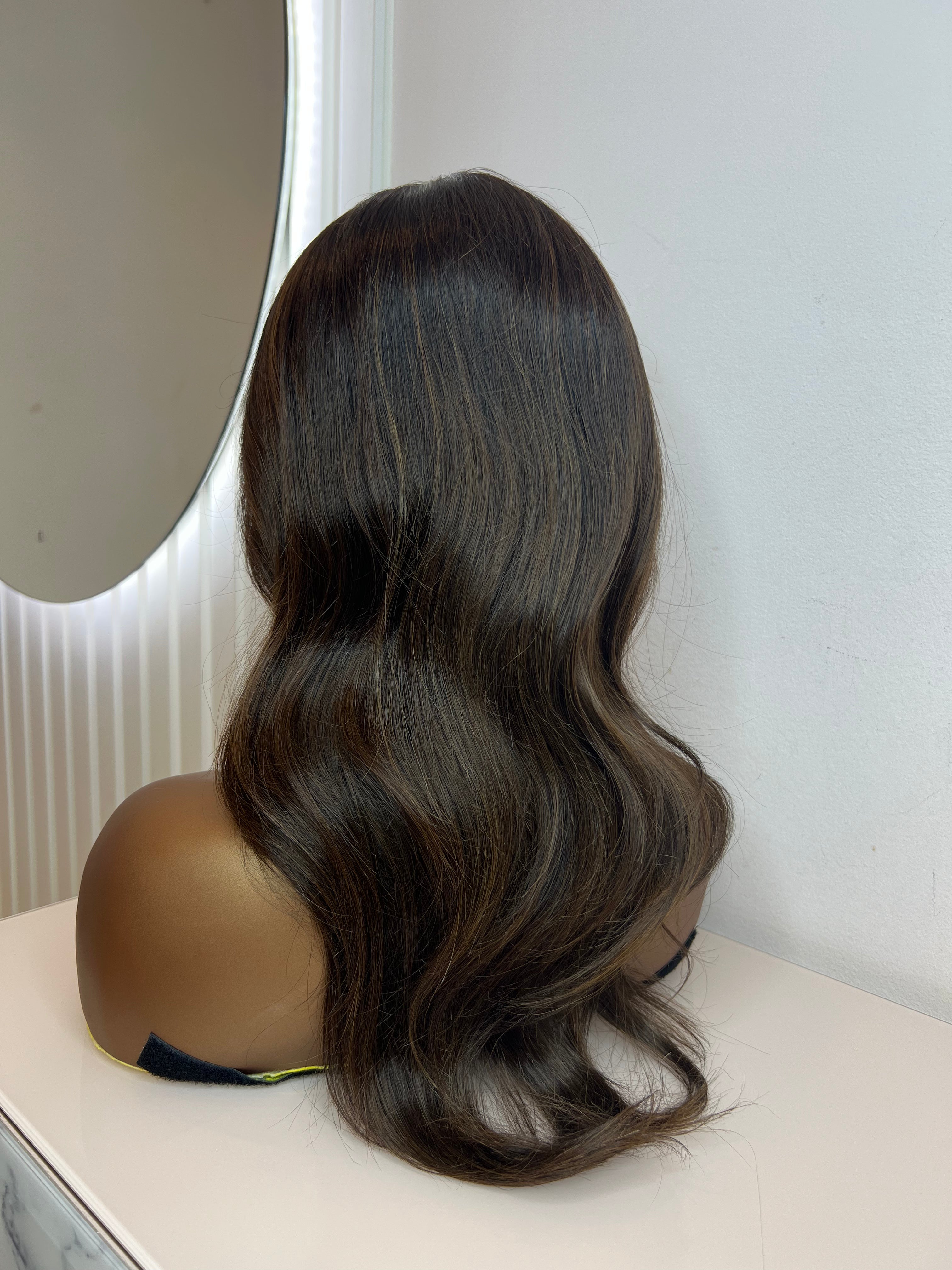 The YARA - Luxury Luxury Brown - Body Wave - HD Lace Front Wig