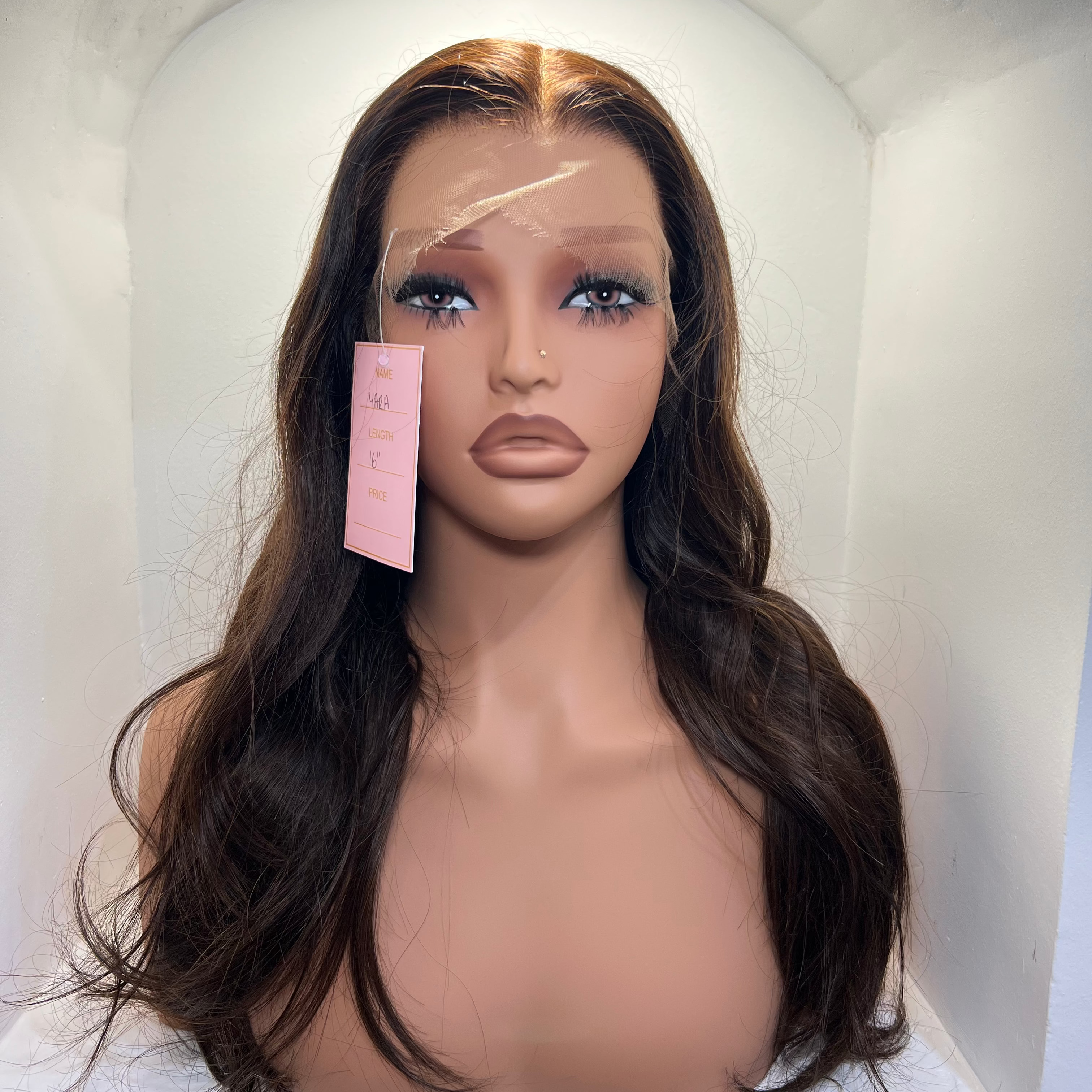 The YARA - Luxury Luxury Brown - Body Wave - HD Lace Front Wig