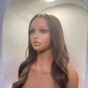 The KHLOE - Mocha Balayage - Body Wave Frontal Lace Wig