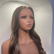 The KHLOE - Mocha Balayage - Body Wave Frontal Lace Wig
