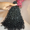 Virgin Brazilian Human Hair Bundle Extensions - 4b 4c Afro Kinky Curly