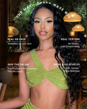 The MAY Ocean Wave Glueless Lace Front Wig – Pre-Plucked HD Lace Wig