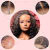 The ADA - 5x5 Closure Wig Invisible HD Lace Deep Wave Glueless Wig Human Hair 180% Density