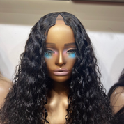 Exotic Curl V-Part Wig 3B/3C Virgin Hair 200% Density