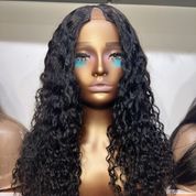 Exotic Curl V-Part Wig 3B/3C Virgin Hair 200% Density