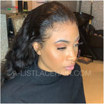 Full lace deep wave wig Brazilian hair by a-list lace hair