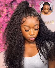 The SERENA Exotic Curly Glueless HD Lace Front Wig – Pre-Plucked 3B/3C Virgin Hair