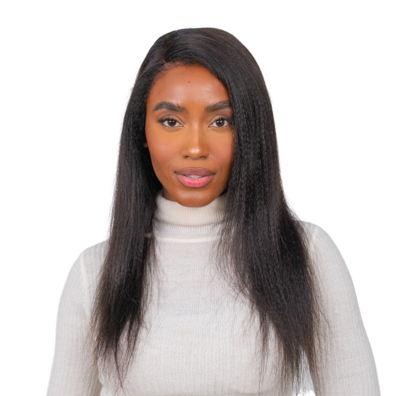 Lace front yaki human hair hotsell