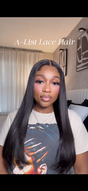 The BRIANNA - 5x5 Closure Wig Invisible HD Lace Straight Glueless Wig Human Hair 180% Density