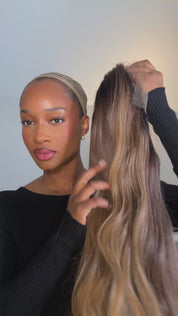 The AMARA - Luxury Blonde Custom Colour  - Body Wave - Frontal Lace Wig - HD Lace