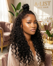 The TAYLOR Deep Wave Glueless HD Lace Front Wig – Pre-Plucked Virgin Brazilian Hair