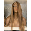 Custom Coloured Brown and Blonde - 18" inch Silky Straight - Full Lace Wig 130% Density (£120 off)