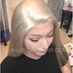 The MONA - Glueless Frontal Lace Wig Straight colour #60. Glueless lace hair by A-list lace hair.
