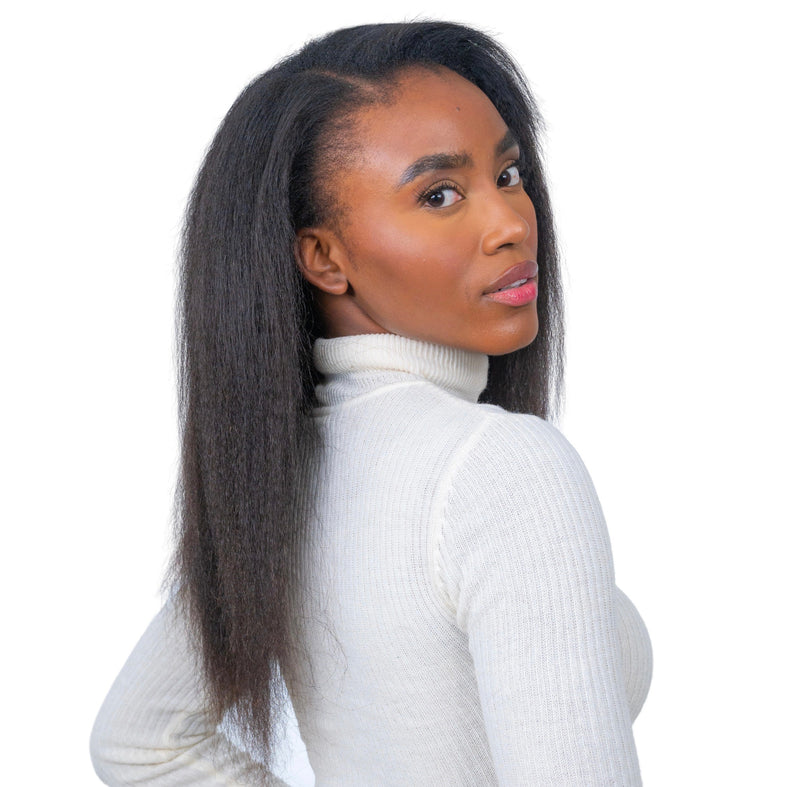 Afro Kinky Blow Out Straight U-Part Wig
